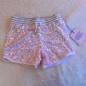 Kids sparkle shorts